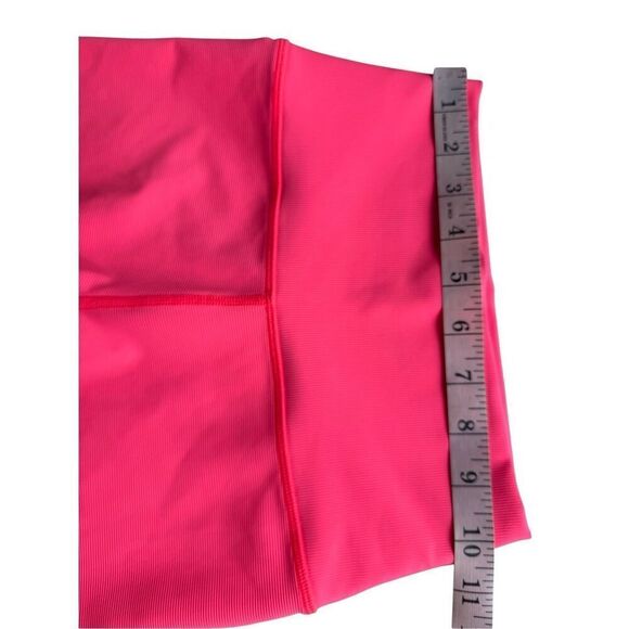 OFFLINE By Aerie Goals Rib 5" Bike Short In Tropadelic Pink Size S - Picture 8 of 10